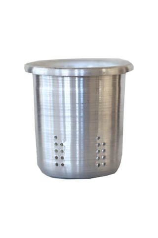 18 No Alüminyum Demlik Süzgeçli Gri