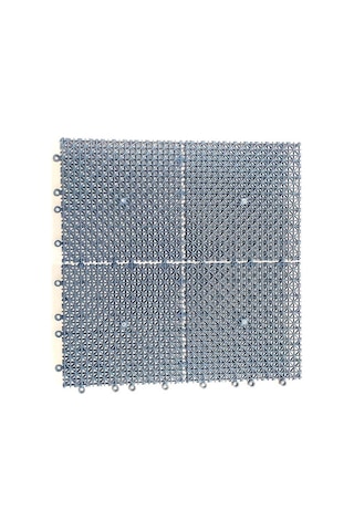 Mavi 16 Adet Yer Izgarası Yer Karosu Islak Zemin Yer Döşeme 1m2 Mavi