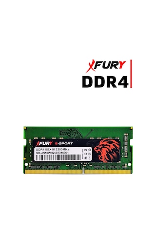 Fury E-sport Ddr4 8gb 3200 Mhz Notebook Ram Bellek 1x8gb