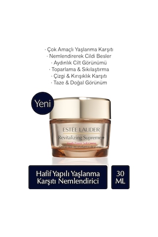 Estee Lauder Hafif Yapılı Nemlendirici Krem - Revitalizing Supreme+ Soft  30 ML  887167539570
