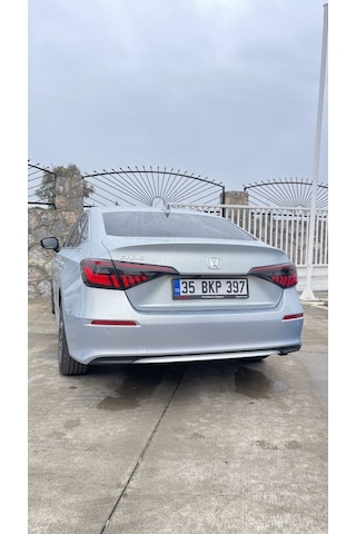 2022+ Cıvıc Modern Lıne Led Stop - Kırmızı/smoke