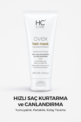 HC Care Ovex Hızlı Saç Kurtarma Ve Canlandırma Terapisi 200 ML