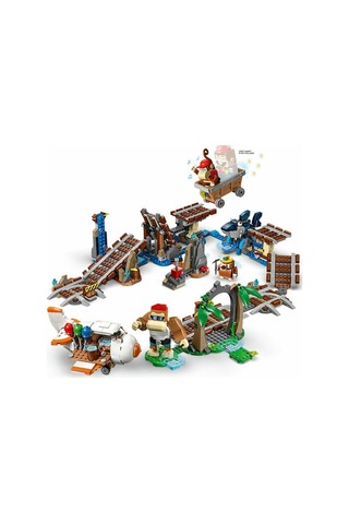 Lego 71425 Super Mario Diddy Kong'un Maden Arabası Ek Macera Set 1157 Parça