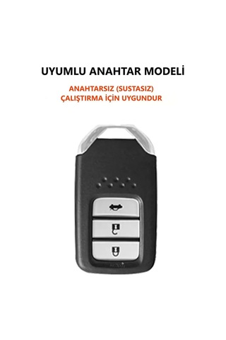 Honda Civic , Crv, Kumanda Kılıfı Anahtarsız 3 Butonlu Fc5 Fk7