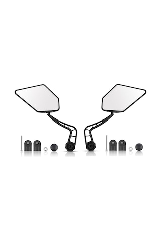 Yifomall Bisiklet Geribakış Aynası, Dönebilen Büyük Çerçeve, Dağ Bisikleti/santralit İçin, Sağlıklı Sürüş İçin Sol-sağ Çift Seti