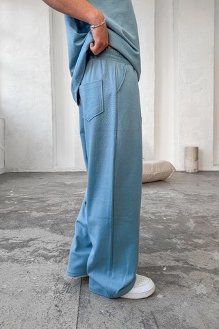 Bebe Mavisi Cozy Premium Basic Baggy Eşofman Bebe Mavisi