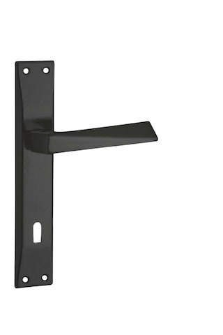 Prizma Siyah Aynalı Kapı Kolu 1takım Arkalı/önlü