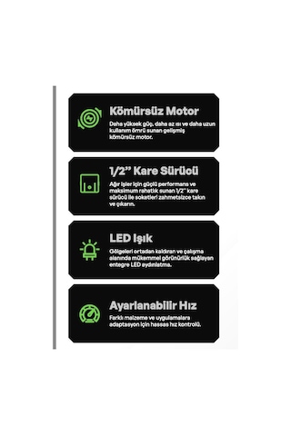 Voltz VZIW-16 Akülü Somun Sökme