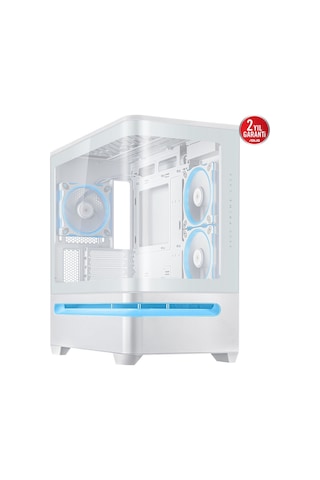 Asus Prime Ap202 Tg Temperli Cam Micro Atx Beyaz Bilgisayar Akak0asu0033