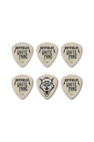 Jim Dunlop Pvpph122 Hetfield Gitar Penası White Fang Custom 6'lı Paket Pena
