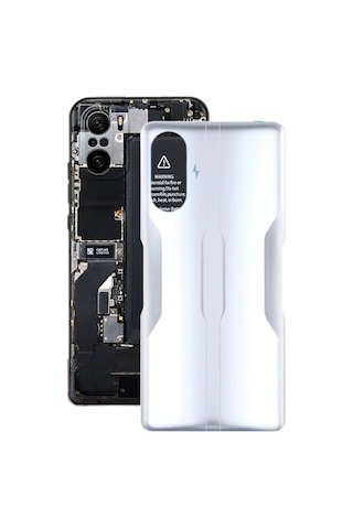 Xiaomi Poco F3 Gt Uyumlu Arka Pil Batarya Kapağı Cam Mzb09c6ın M2104k10ı - Beyaz