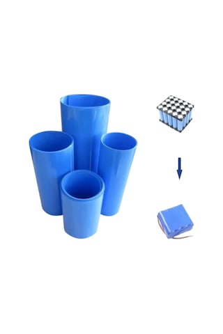 Shrink - 140mm Lityum Batarya Kaplama Isıyla Daralan Pvc Makaron 1 Metre