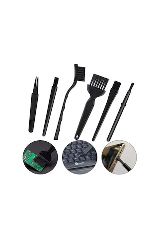 Wellhise Antistatik Plastik Fırça Seti 6 Parça