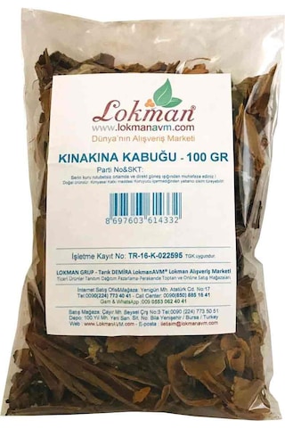 Lokman Kınakına Kabuğu 100 G