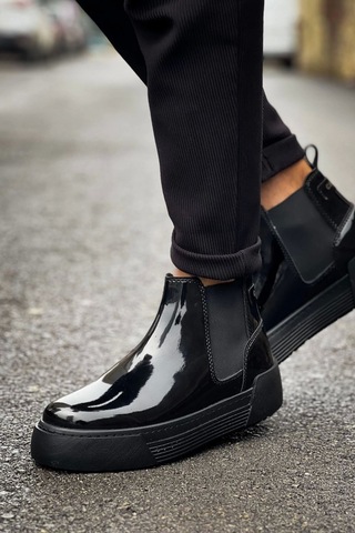 Ch069 Rrt Harmany Erkek Bot Sıyah Çok Renkli