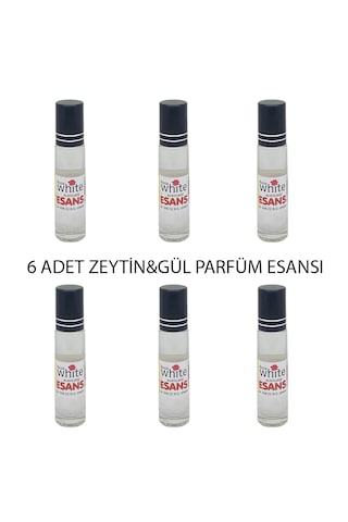 Rose White 10 Ml. Zeytin&gül Parfüm Esansı 6 Adet Diğer