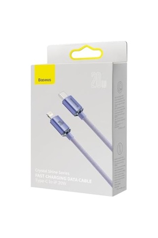 Crystal Shine 20w Type-c To Lightning Kablo 1.2m-mor