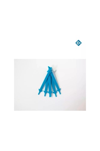 Ierdı Silikon Bağcıklar, 12'li S 178419078 Açık Mavi