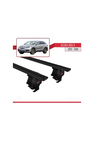 Acura Rdx Iı 2013-2018 Arası İle Uyumlu Ace-4 Ara Atkı Tavan Barı Siyah