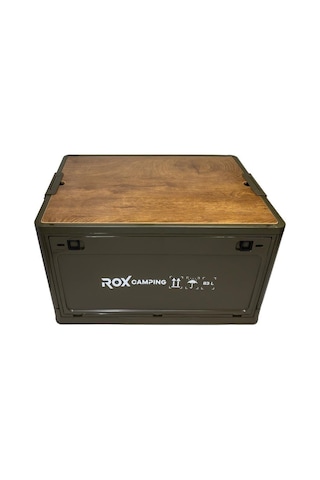 Rox Camping 0305 Katlanır Kamp Kutusu 83 Litre Açık Kahverengi