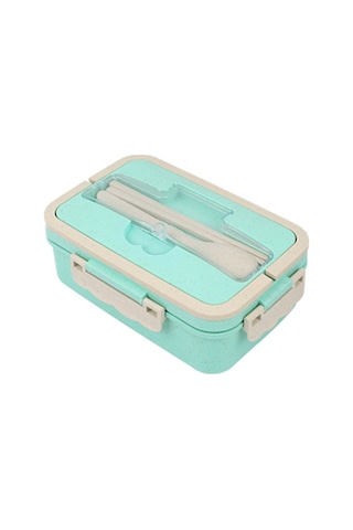 Xurunkeji Yetişkinler İçin Bento Kutusu - 3 Bölmeli Sızdırmaz Öğle Yemeği Kabı, Mikrodalga Ve Bulaşık Makinesinde Yıkanabilir, Yeniden Kullanılabilir Salata Ve Atıştırmalık Kutusu Yeşil