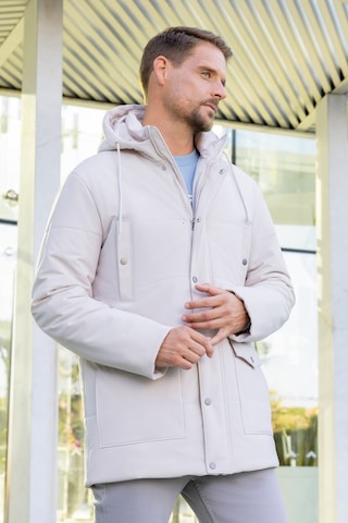 Morven Erkek Gri Poliamit Çıtçıtlı Kapüşonlu Mont 25ks024005100 Gri Gri