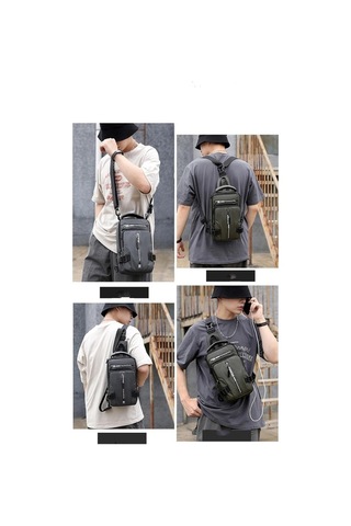 Xianwen Mufunye Çok Amaçlı Şık Ve Pratik Sırt Çantası, Usb Yeşil