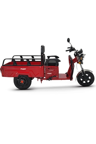 Kuba Skyjet Master Pıkap Üç Tekerlekli Moped Kırmızı