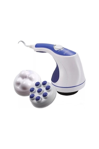 Eragon 4 Başlıklı Boyun Bel Sırt Ayak Omuz Karın Bacak Masaj Aleti Mavi