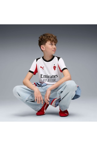 Puma Ac Mılan 25/26 Genç Deplasman Forması 779974 02 Beyaz