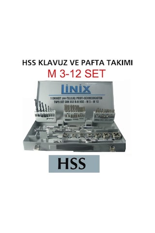 M3-M12 Klavuz Pafta Seti Hss M3-M12 Klavuz Pafta Seti Hss