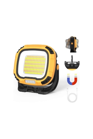 Wison Ws-582 Powerbank Özellikli Tripod Bağlantılı Mıknatıslı 3500 Lümen Usb Şarjlı Çalışma Feneri Diğer