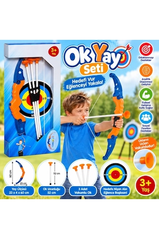 Okçuluk Seti İle Eğlenceli Ok Yay Seti 1 Adet