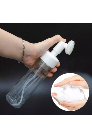 Yüz Temizleme Köpüğü Şişesi 150 Ml Silikon Fırçalı Köpük Dispenseri