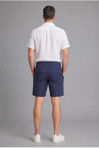 Defacto %100 Keten Bermuda Şort G1399ax26smnv106 Lacivert-nv106