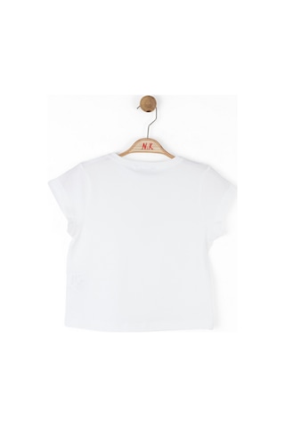 Nk Kids Find Kız Çocuk T-shirt 38373 Ekru