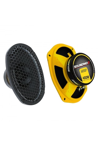 Soundmax Sx-m69f-400w Max-100wrms -profesyonel Oval Midrange