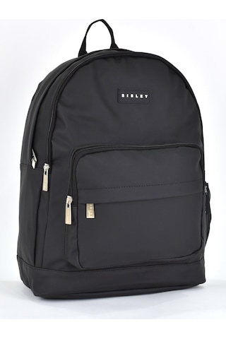 Sisley Okul Sırt Çantası Unisex Çok Gözlü Günlük Seyahat Sırt Çantası Siyah 12913