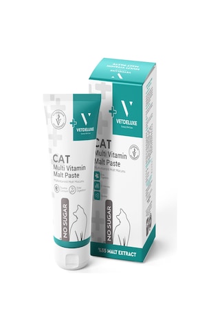 Vetdeluxe Multivitamin Malt Taurin ve 13 Farklı Vitamin İçeren Malt Macun 100 G