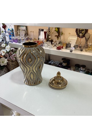 Dekoratif Seramik Renkli Küp