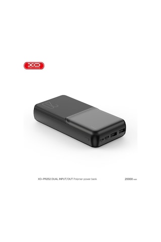 2.1a Hızlı Şarj Destekli 20000 Mah Çift Usb Çıkışlı Yüksek Kapasiteli Taşınabilir Şarj Cihazı Beyaz