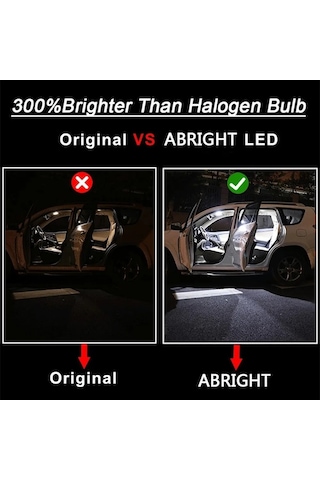 Flybuy Araba, İç Işık Canbus Skoda Süperb 1 2 3 3u 3t 3v3 3v5 Fabia Octavia Mk1 Mk2 Beyaz 6000k Fabia Mk2 Kombi -8p 1 Adet 1 Adet