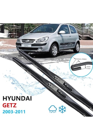 Hyundai Getz Ön Cam Hybrid Muz Silecek Takımı 2003--2011