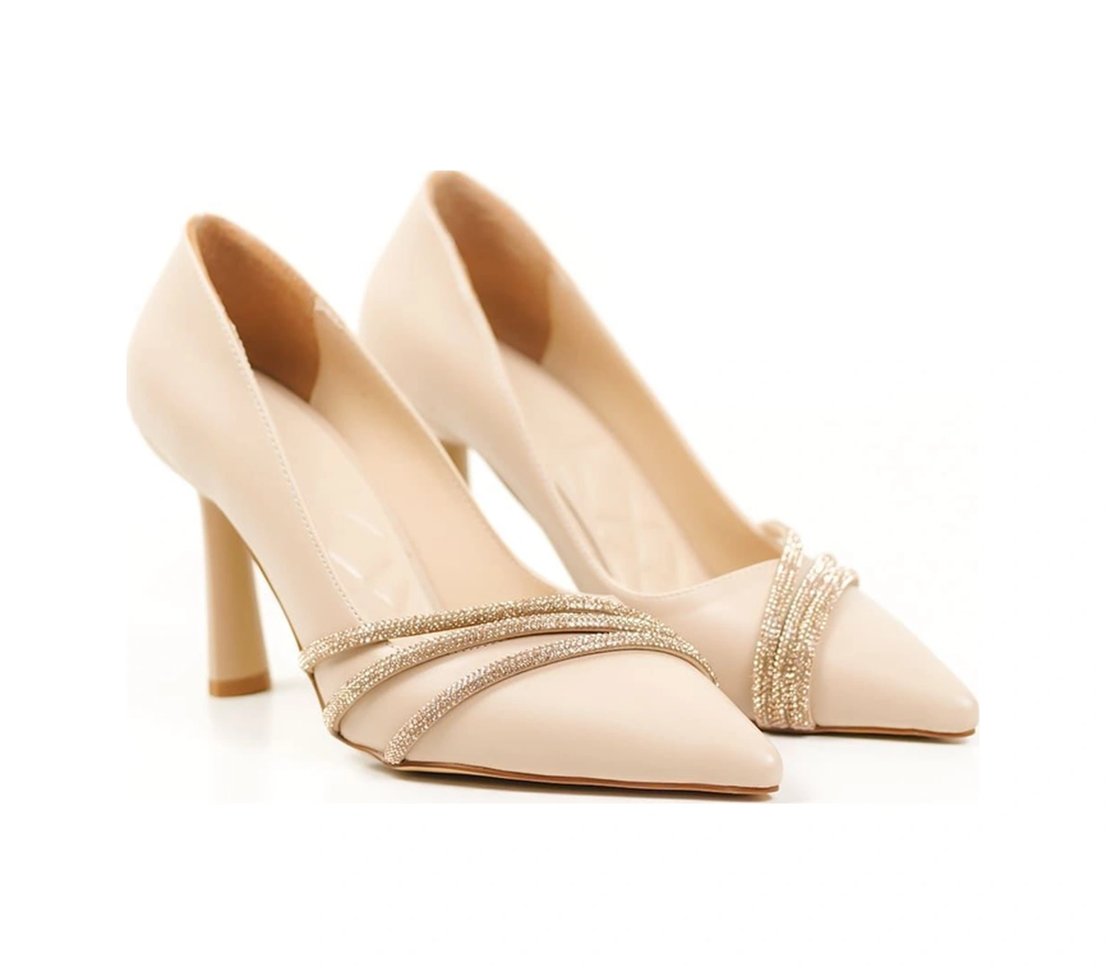 Sonya Nude Taşlı Kadın Ayakkabı Muhtelif