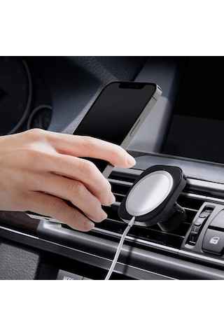 Spigen Mag Fit Araç Tutucu For Magsafe Şarj Aleti Apple Uyumlu iPhone 13 / İph