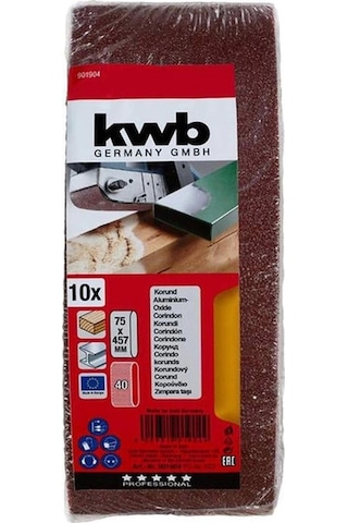 Bant Zımpara 75x457 40 Kum 10lu Paket 901904
