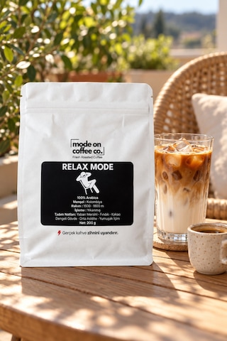 Relax Mode Kolombiya Filtre Ve Espresso Kahve 200 Gr %100 Arabica Yıkanmış - Espresso Makinesi İçin Öğütülmüş