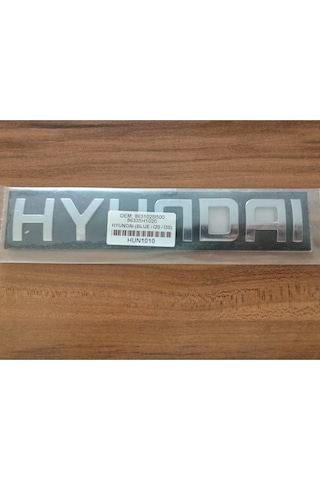 Hyundai Bagaj Yazısı İ20 - İ30 Hyundai Bagaj Yazısı