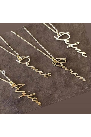Isimli Altın Kolye14K