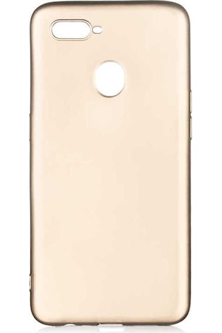 Oppo A7x Kılıf Zore Premier Silikon Kapak Gold